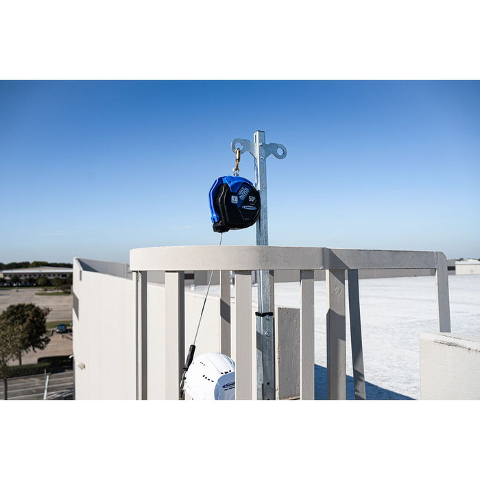 Werner 50 ft Max Patrol Self-Retracting Lifeline, Galvanized Cable
