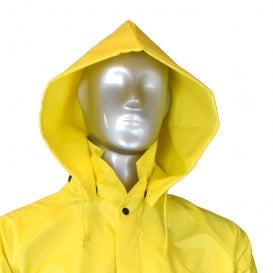 Radians 48" Self-Extinguishing Rain Coat Yellow/L RADRC15-NSYV-L PVC Work Coat 50% off