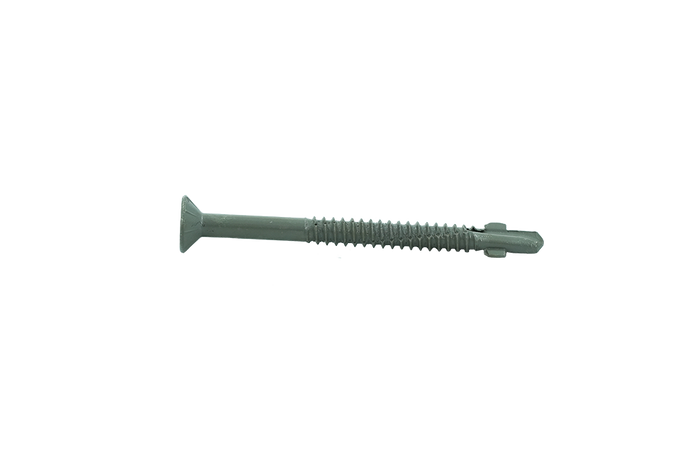 Muro M5 X 62Mm (#12 X 2-1/2") Self Tapping Thread Screw, #2 Square Drive, Self Drilling Screw Tip