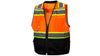 Pyramex Hi-Vis Orange Polyester Mesh Safety Work Vest - 3XL