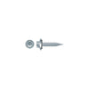 Intercorp #14-10 x 3" PoleGripper Unslotted Indented Hex Washer Head Roofing Screws with Bonded Washer, 304 Stainless Steel - 1000 Qty