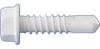 Daggerz 10" x 1" Hex Washer Head White Self Drill Screws - 5000 Qty