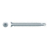 Intercorp #6 x 2-1/4" Square Drive Trim Head Fully Threaded Type 2 Self-Drilling Screws, Zinc Plated - 3000 Qty