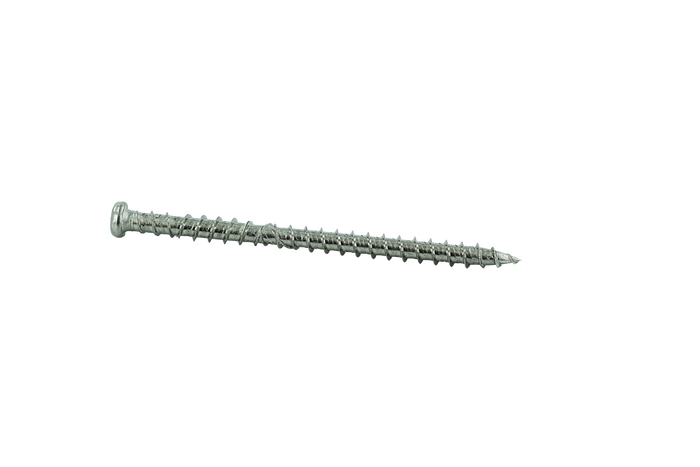 Muro #10 x 3" Coarse Thread Composite Screw, Trim Head, Torx 20 Drive, Type 17 Screw Tip, 305 Stainless Steel - 900 Pcs
