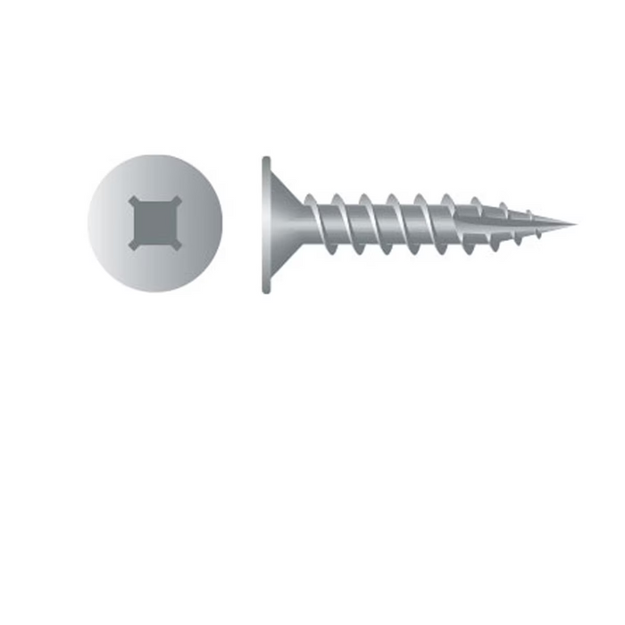 Intercorp #10 x 1-1/8" Phillips/Square Drive Low Profile Wafer Head Type 17 Point Screws, Strong-Shield Coated - 4000 Qty