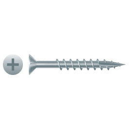 Intercorp #8 x 1" Phillips Flat Head Nibs Particle Type 17 Board Screws, Zinc - 10000 Qty