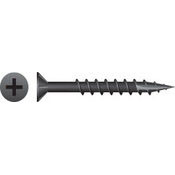Intercorp #8 x 1-3/4" Phillips Flat Head Nibs Particle Type 17 Board Screws, Black Oxide - 4000 Qty