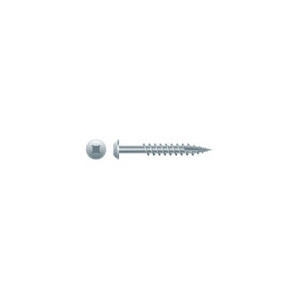 Intercorp #8 x 2" Phillips Square Drive Round Washer Head Particle Board Screws, Type 17, Zinc - 3000 Qty