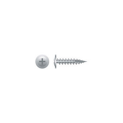 Intercorp #8 x 1-1/4" Phillips Modified Truss Head Type 17 Sheet Metal Screws, 305 Stainless Steel - 3000 Qty