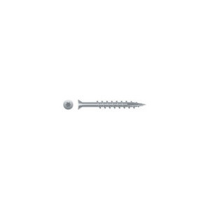 Intercorp #12 x 4" Star Flat Head Nibs, Coarse Thread Type 17 Wood Screws, 305 Stainless Steel - 1000 Qty