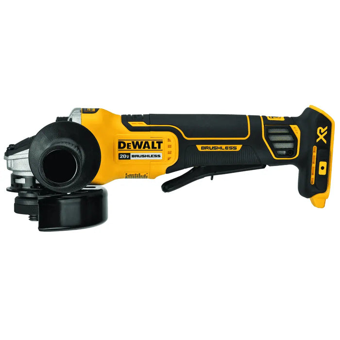 DeWalt DCG413B 20V MAX* XR 4.5" Paddle Switch Angle Grinder with KICKBACK BRAKE