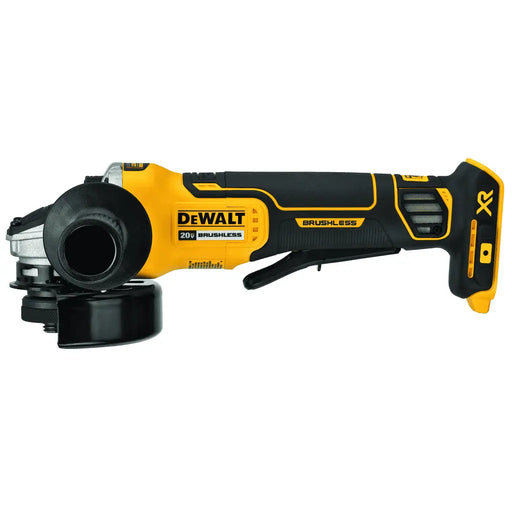 DeWalt DCG413B 20V MAX* XR 4.5" Paddle Switch Angle Grinder with KICKBACK BRAKE