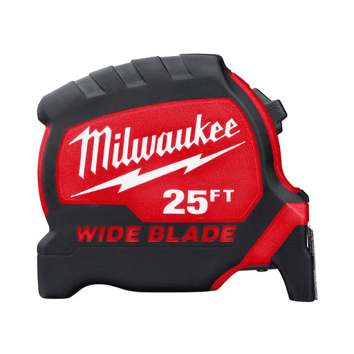 Milwaukee 48-22-0225 25 ft. Wide Blade Tape Measure – Durable and Easy Read
