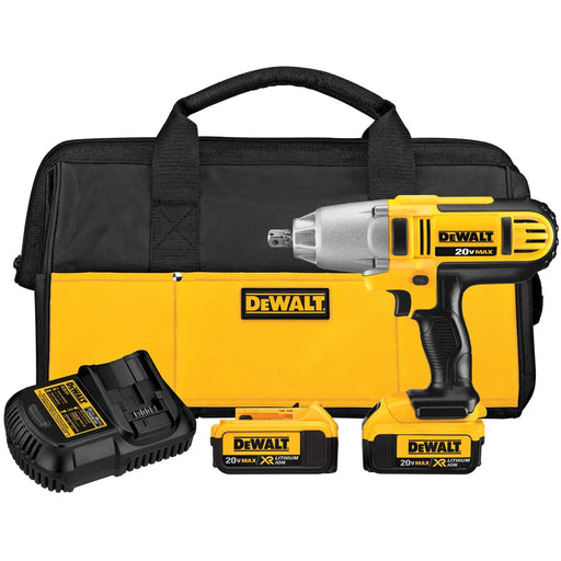  DeWalt DCF889M2 20V MAX 1/2" High Torque Impact Wrench Kit with 4.0Ah Batteries 