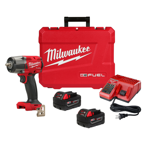 Milwaukee M18 Fuel 3/8" Mid-Torque Impact Wrench with Friction Ring Kit