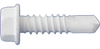 Daggerz 14" x 3/4" Hex Washer Head White Self Drill Screws - 3500 Qty