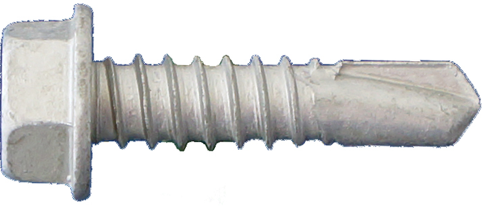 Daggerz 12" x 1-1/2" Hex Washer Head Self Drill Screws - 2500 Qty
