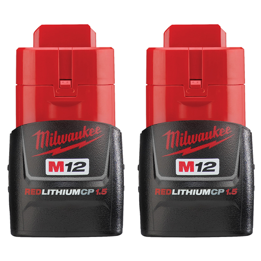 Milwaukee M12 redlithium 2 pack - 1.5Ah cp bat