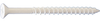Dagger-Con 3/16" x 3-1/4" Phillips Flat Head White Concrete Screws - 1000 Qty