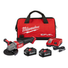 Milwaukee M18 Fuel 4-1/2" - 6" No Lock Braking Grinder with Paddle Switch 2 Battery Kit