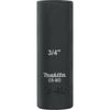 Makita 3/4" Deep Well SAE Impact Socket with 1/2" Drive