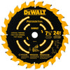 DeWalt 7-1/4" 24-Tooth Cordless Miter Saw Blade